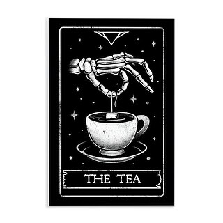 Skeleton Making Tea Stupell The Tea Skeleton Tarot Wall Plaque Design By EduEly Designs ...