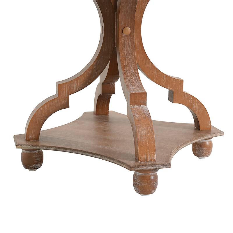 Bevier French Country Accent Table with Square Top by Christopher Knight Home