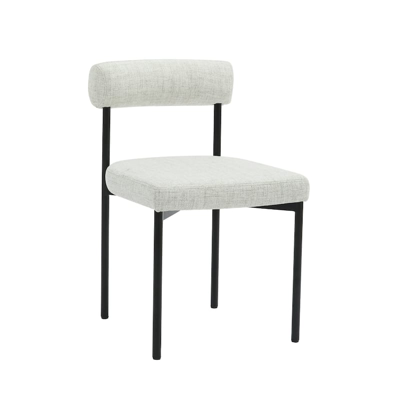Nathan James Dahlia Counter Height Barstool or Dining Chair with Back and Upholstered Cushion