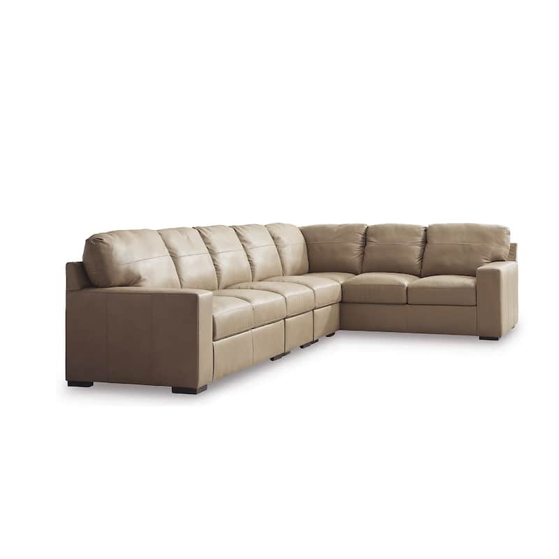 Signature Design by Ashley Bandon Brown 4-Piece Sectional - 153"W x 100"D x 41"H