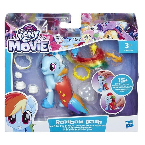 my little pony snap on fashion rainbow dash