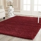 preview thumbnail 65 of 170, SAFAVIEH California Shag Izat 2-inch Thick Area Rug 3' x 5' - Maroon