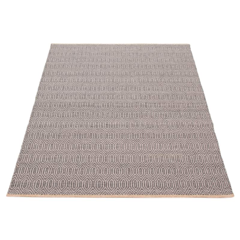 Nevada Grey Kilim 5'2" x 7'6" - 5'2 x 7'6