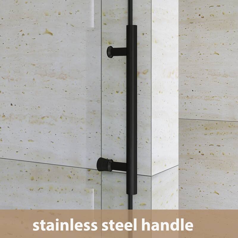 60" x 76" Sliding Frameless Shower Door - 60'' x 0.31'' x 76''