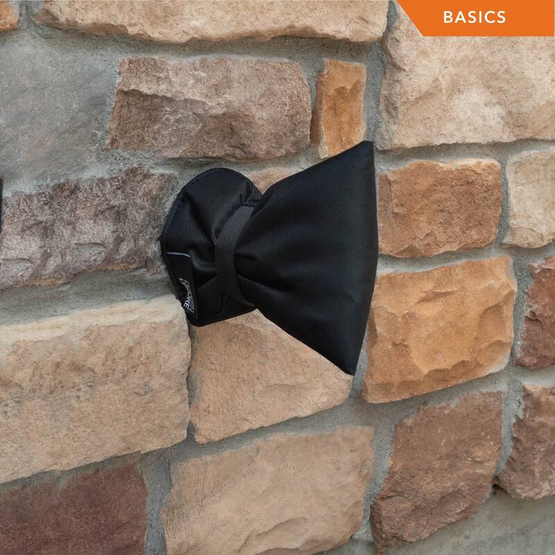 Modern Leisure Basics Outdoor Faucet Cover, 8 in. L x 5.5 in. H, 2-Pack, Black