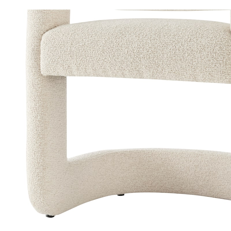 NPD Furniture Althea Boucle Dining Side Chair