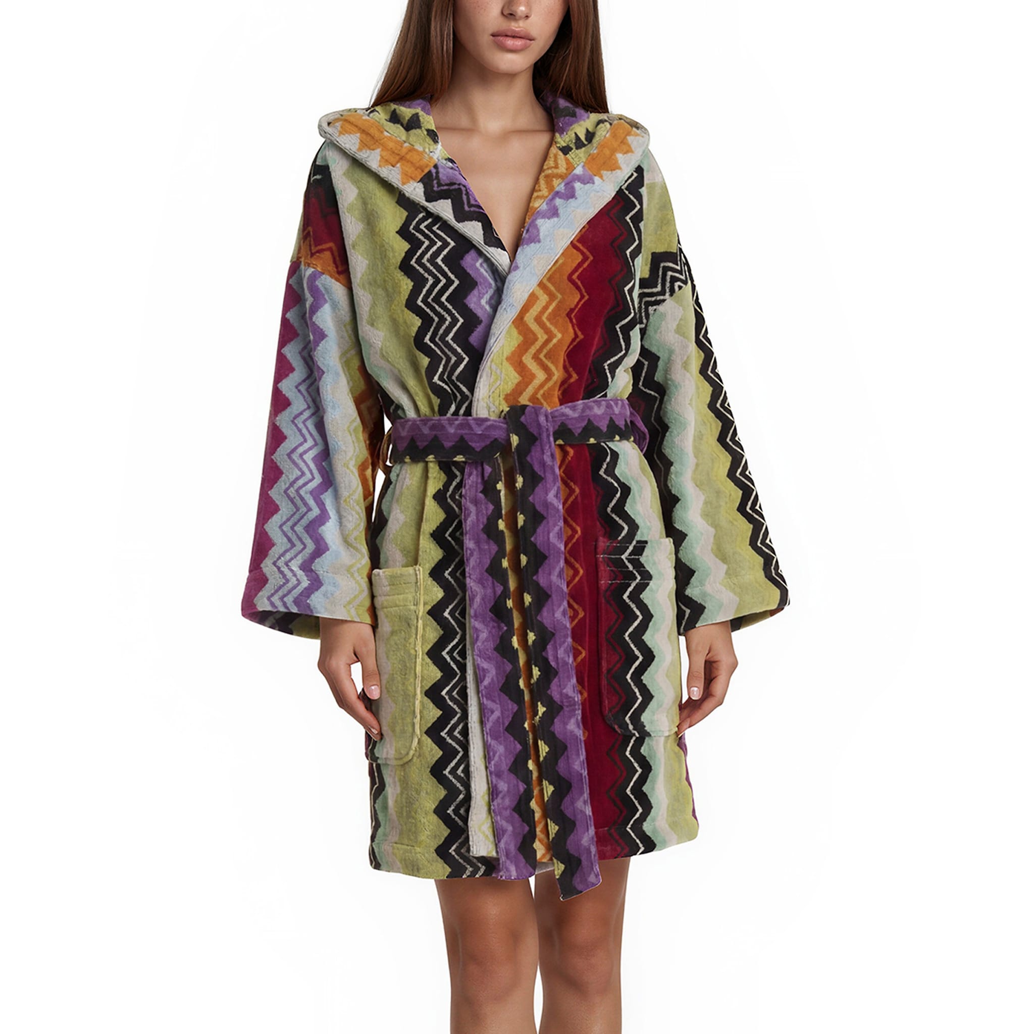 Missoni-Giacomo-Short-Hooded-