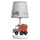 preview thumbnail 1 of 3, Bedtime Originals Construction Zone Truck Nursery Lamp with Shade & Bulb