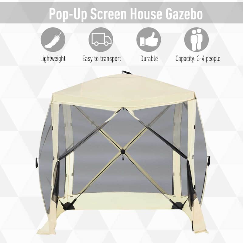 Outsunny Pop Up Camping Canopy