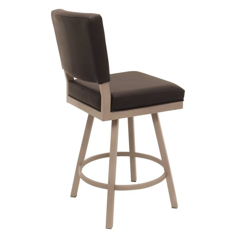 Tempo Furniture Emerson Swivel 26" Counterstool w/ Fully Welded Metal Frame (Commercial Grade) by Furnish Theory (Var. Colors)