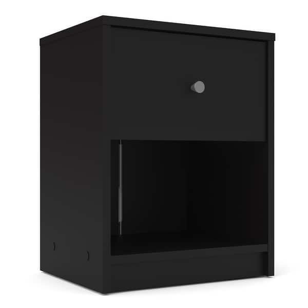 slide 2 of 19, Porch & Den Zoe 1-drawer Nightstand Black