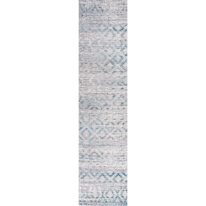 JONATHAN Y Ethan Faded Trellis Area Rug - 2 X 10