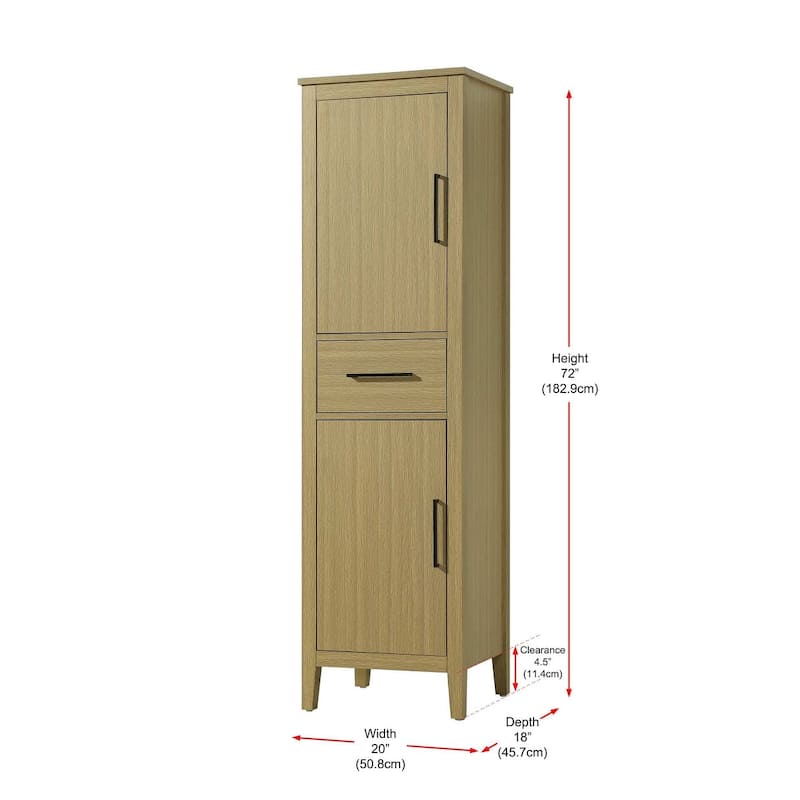 Laura 16-28 Inch Bath Storage Cabinet