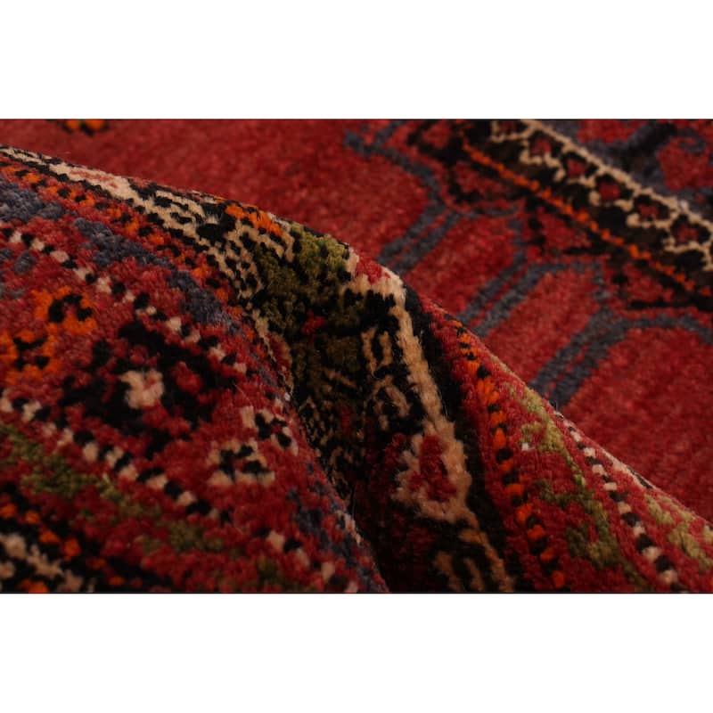 ECARPETGALLERY Hand-knotted Konya Anatolian Red Wool Rug - 4'9 x 9'4