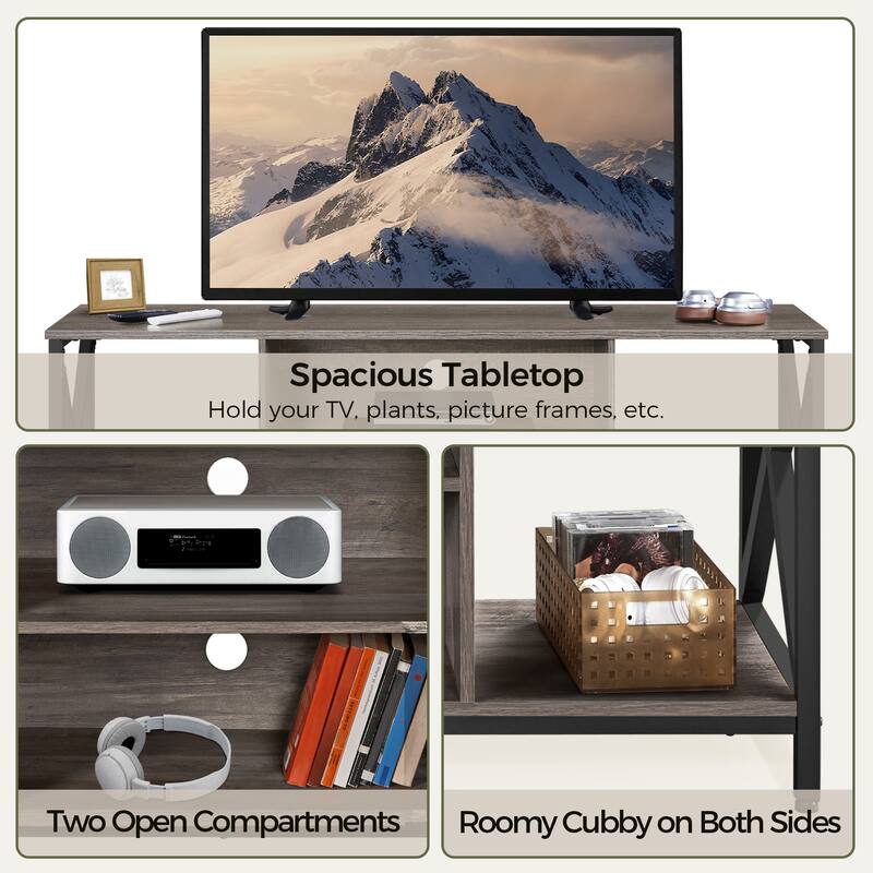 Yaheetech 55" W TV Stand TV Console Table for Living Room