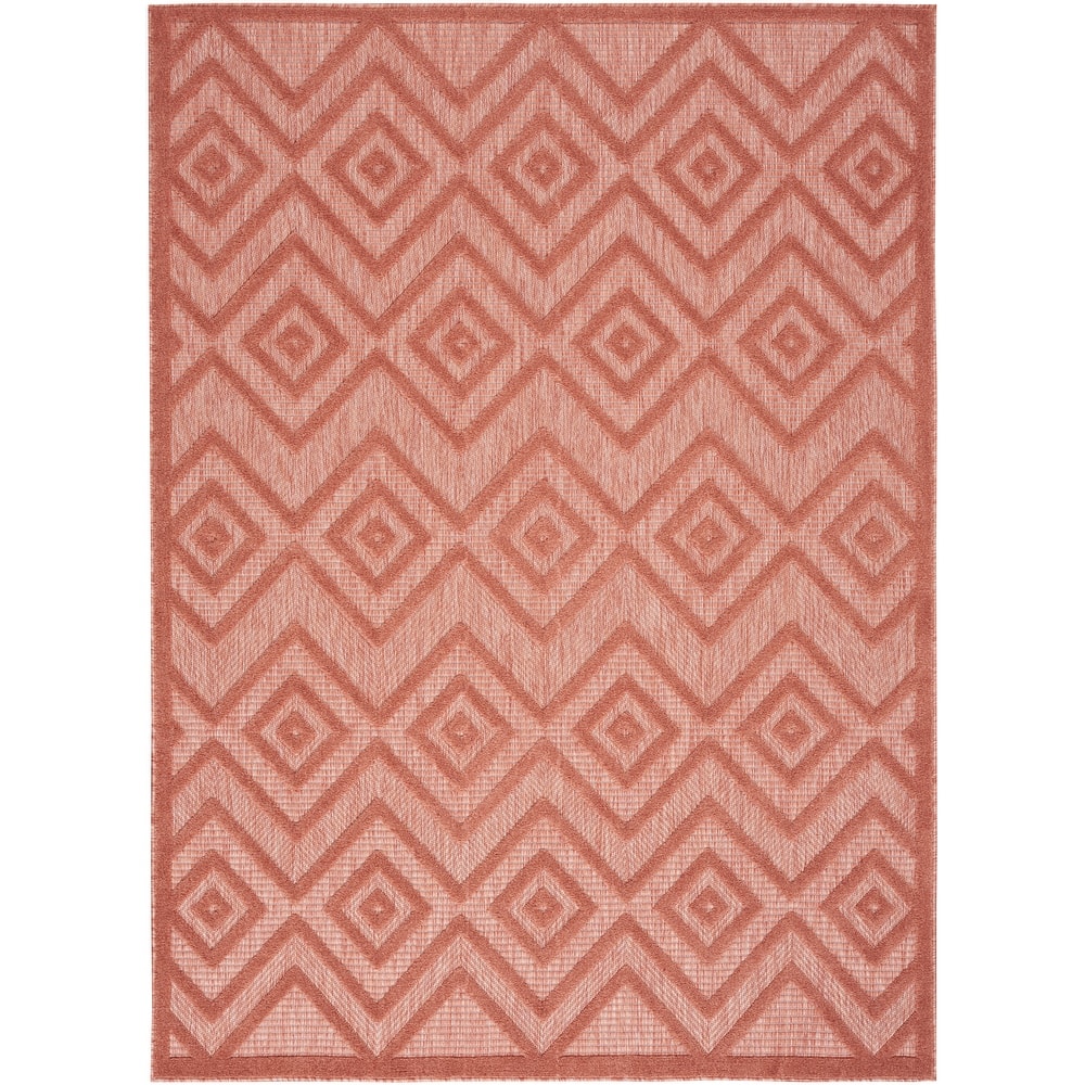 Nourison Versatile Indoor/Outdoor Geometric Flatweave Area Rug