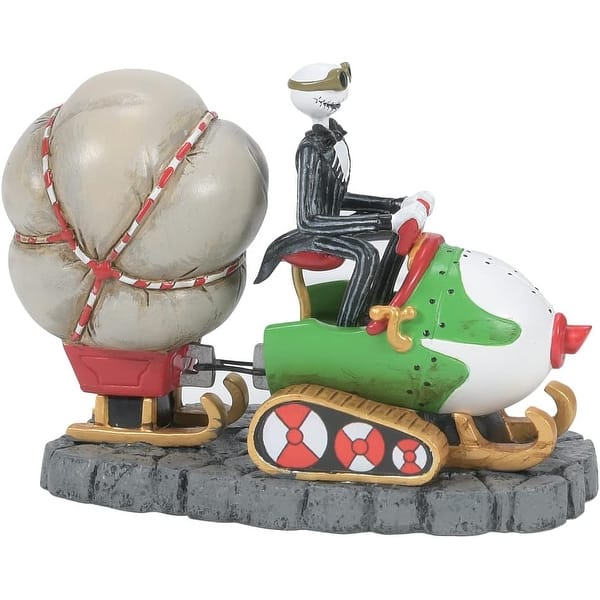 slide 2 of 2, Nightmare Before Christmas Jack Brings Christmas Home Figurine