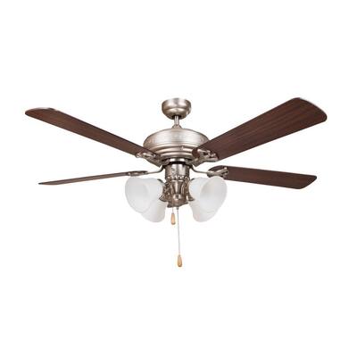 AA Warehousing 'Revolution' Ceiling Fan in Reversible Blades and Light Kit