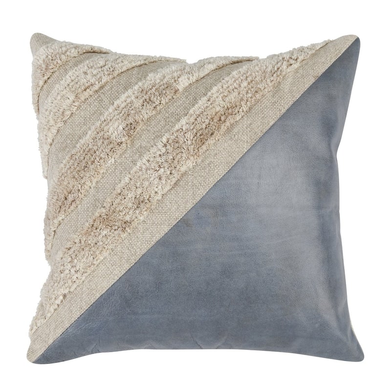 Arona 20" Throw Pillow by Kosas Home - Blue/Natural