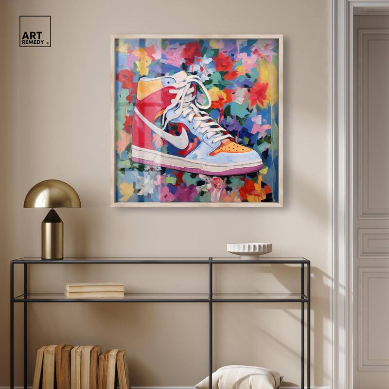Whimsical Sneaker Shadowbox by Art Remedy