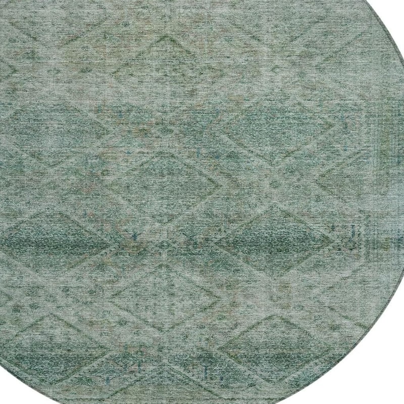 HomeRoots Geometric Transitional Rectangle Outdoor Rug