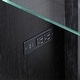 preview thumbnail 10 of 16, Furniture of America Alaric Modern Black Solid Wood 6-Drawer Vanity Set with LED and Power Outlet