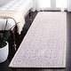 preview thumbnail 41 of 87, SAFAVIEH Handmade Cambridge Myrtis Modern Moroccan Wool Area Rug 2'6" x 10' Runner - Lavender/Ivory - Runner