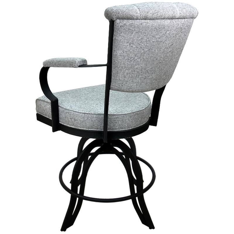 Miami Counter 26" or Bar 30" Metal Bar Stool on A Base
