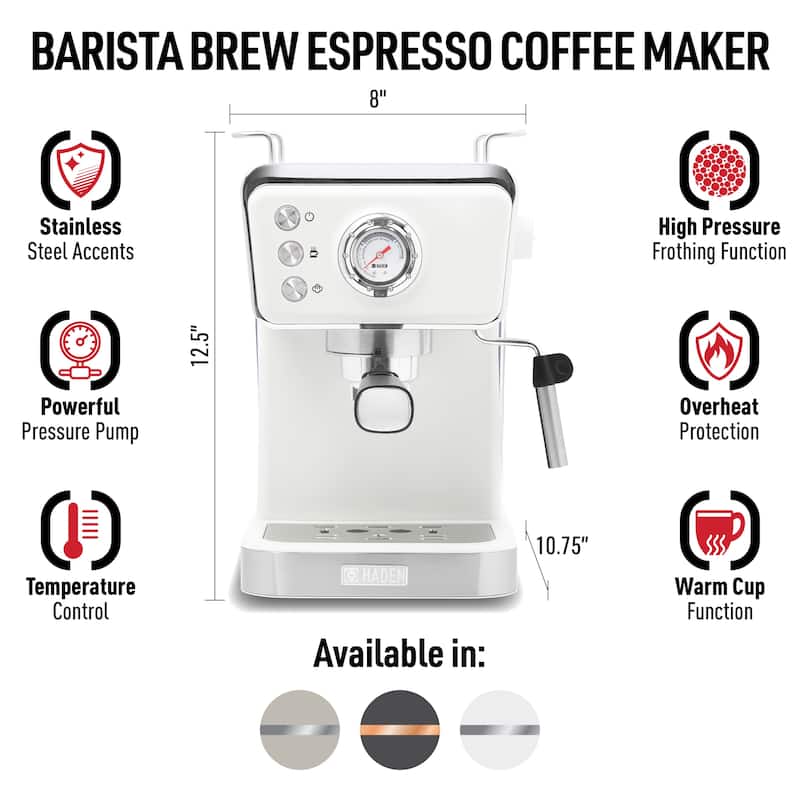 HADEN Barista Brew Espresso Machine