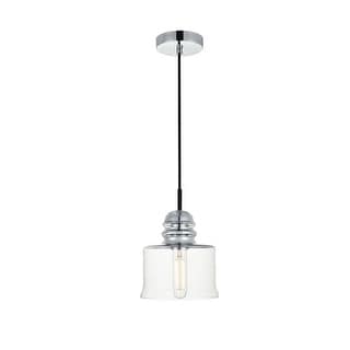 Living District Wiley Collection Chrome Flush Mount