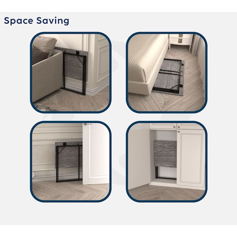 Functional Space Saving Collapsible Folding Desk