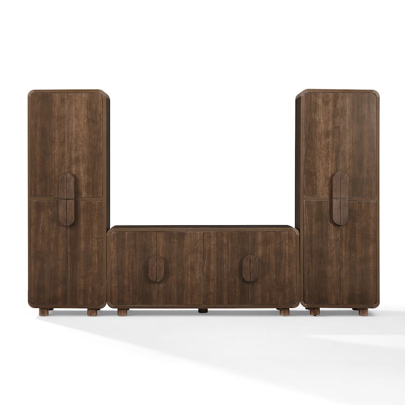 Crosley Millie 3-Piece Sideboard And Pantry Set