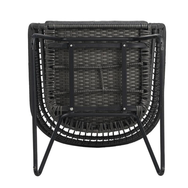Outdoor Chair Set of 2 with Water-Resistant Cushions