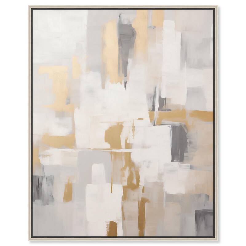 Soft Brilliance II Canvas by Art Remedy - Silver - 20" x 24"