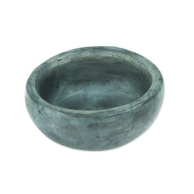 Novica Handmade Old Time Celebration Barro Negro Tequila Cup