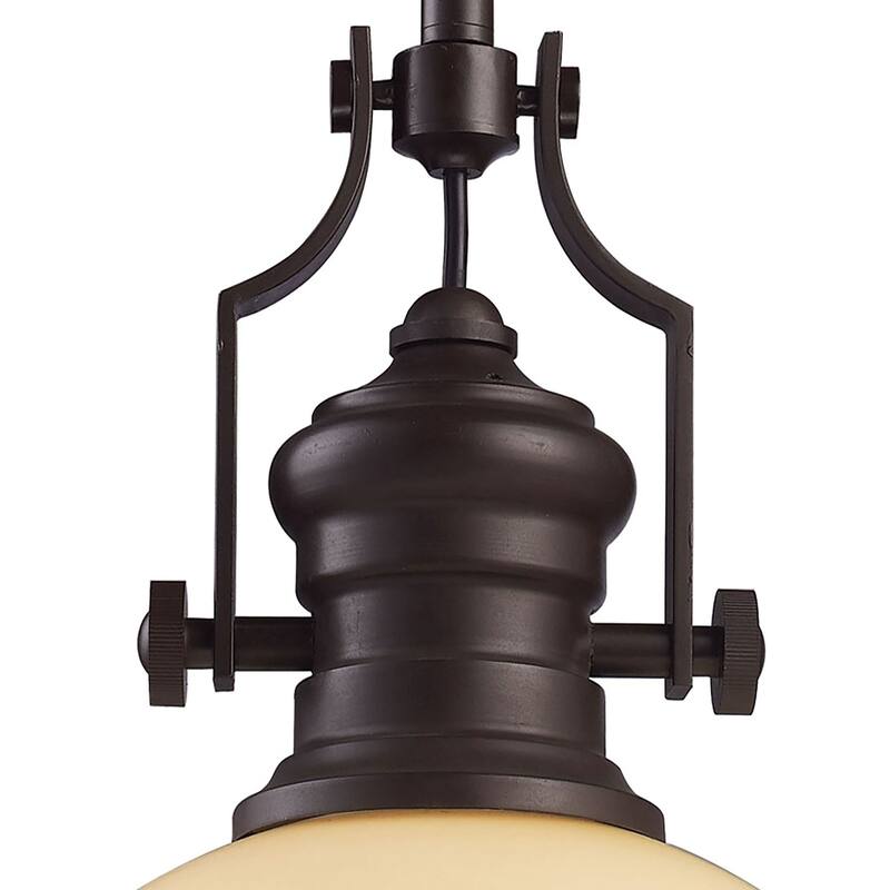 Chadwick 13-inch Wide 1-Light Pendant - 13in W x 13in D x 14in H