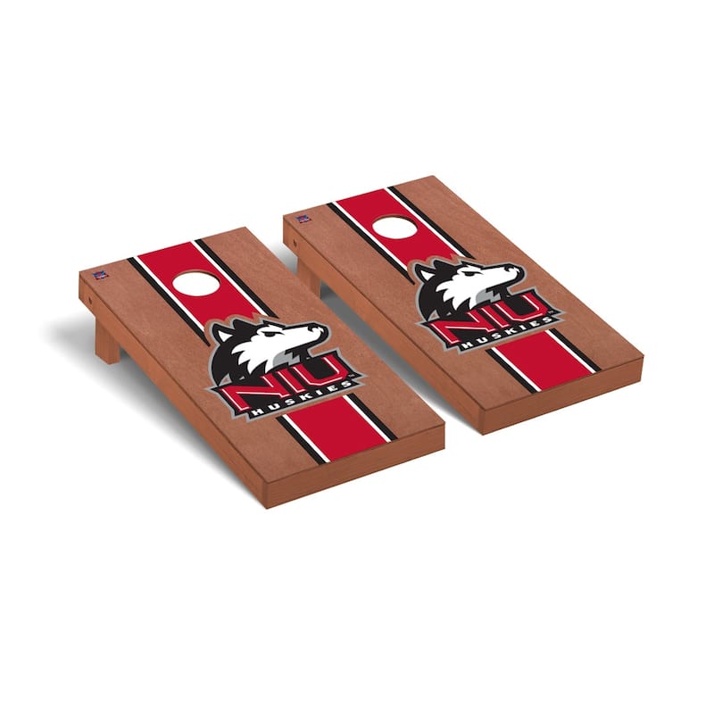 Northern Illinois NIU Huskies Rosewood Cornhole Board Set