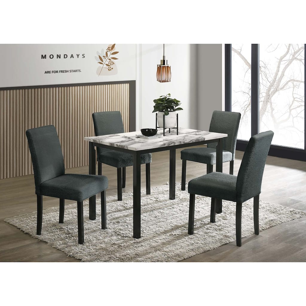 Poundex 5-pcs Dining Set