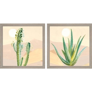 Danhui Nai 'Desert Greenhouse B' Framed Art (Set of 2)