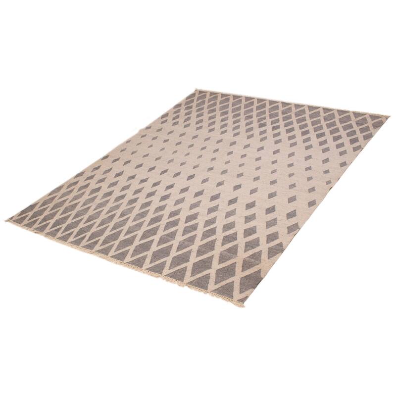 Ankara FW Grey Kilim 9'1" x 11'7" - 9'1 x 11'7