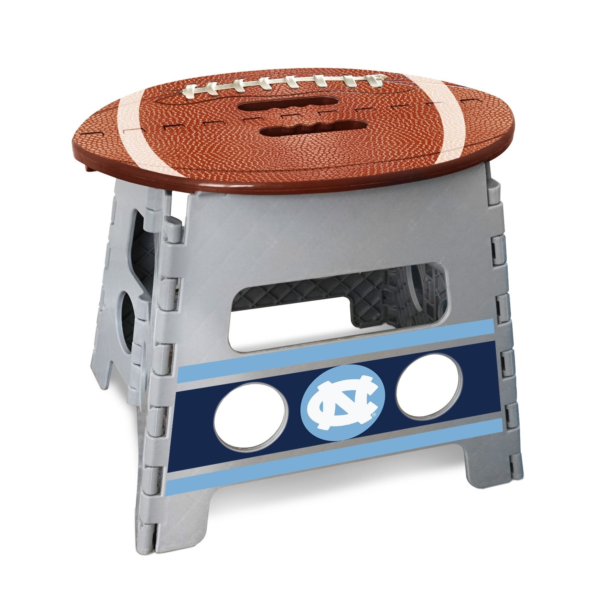 Shop 14 Gray And Brown Ncaa North Carolina Tar Heels Folding Step
