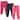 Luvable Friends Toddler Girl Cotton Leggings 3pk, Dark Pink Navy
