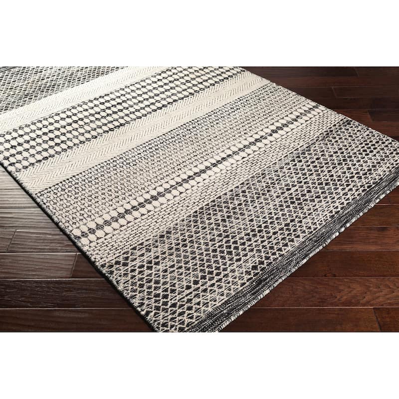Livabliss Artuqid Handmade Boho Geometric Wool Area Rug