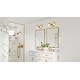 preview thumbnail 6 of 6, Kolt 2-Light Brushed Gold Bath Light