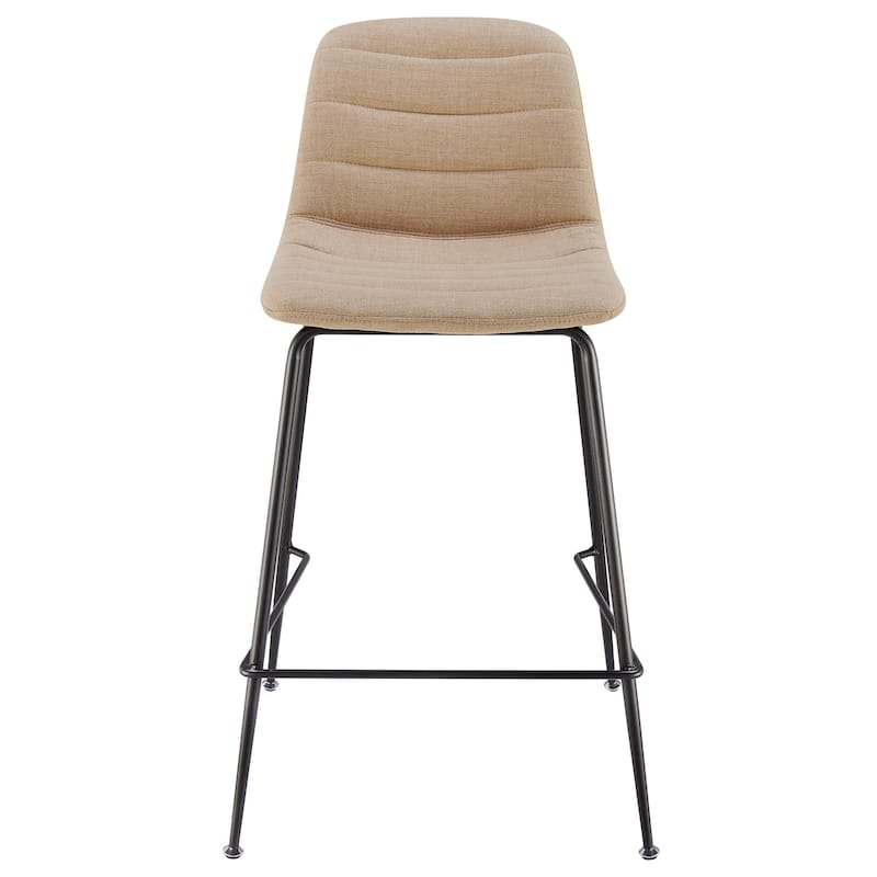NPD Furniture Caleb Fabric Counter Stool (Set of 4)