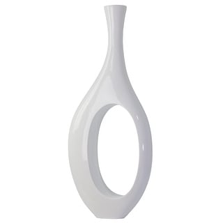 Trombone Modern Handmade Resin Vase