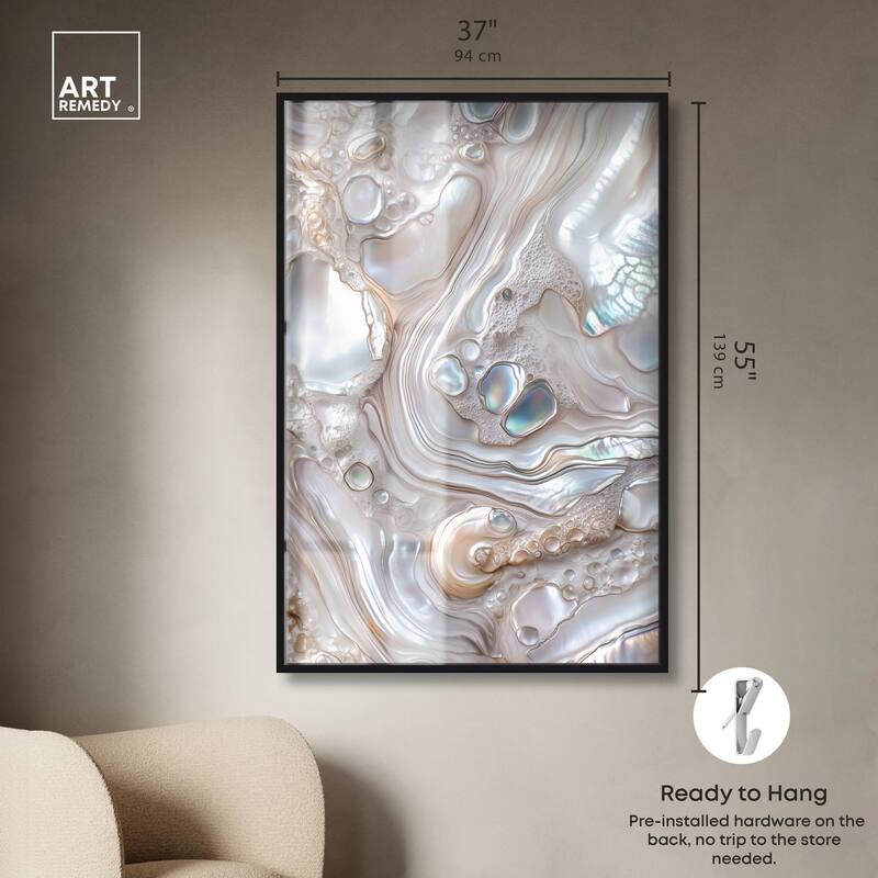 Fluid Preciousness II Shadowbox by Art Remedy