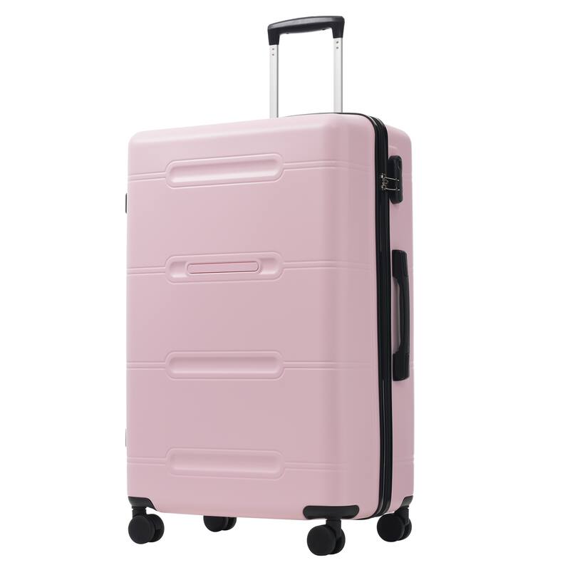 6 Piece Luggage Set, with Double Spinner Wheels Handle Password Lock, 14 IN Cosmetic Case 20/24/28 IN Luggages with Bag