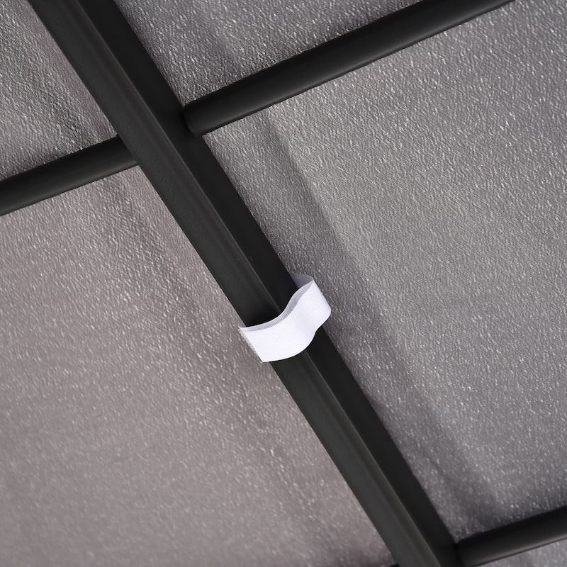 Outsunny Steel Outdoor Pergola Patio Canopy