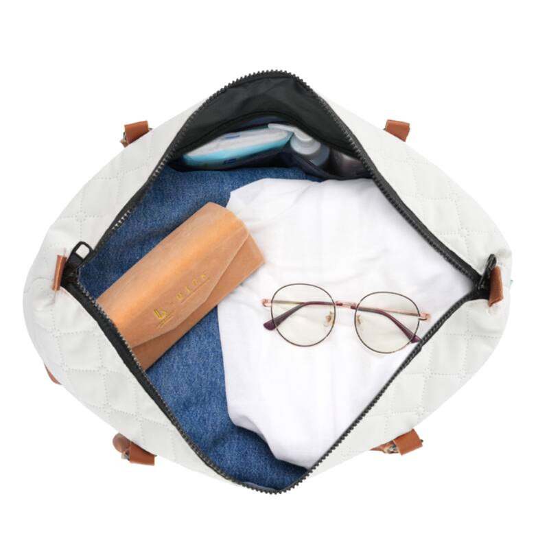 Luggage Sets Four Piece, ABS Durable Suitcase with Travel Bag